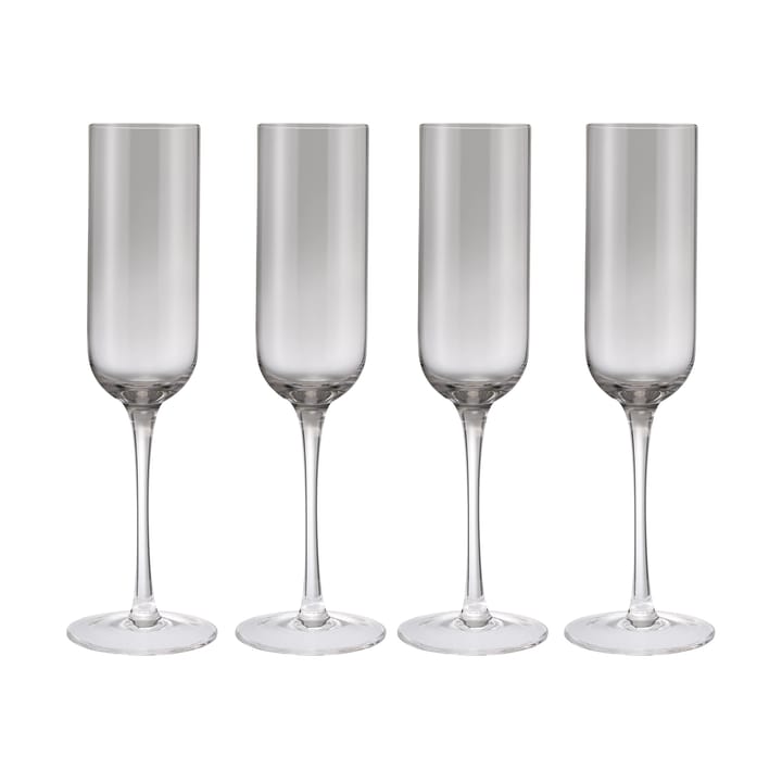 Fuumi champagneglas 22 cl 4-pack - Smoke-klaar - Blomus