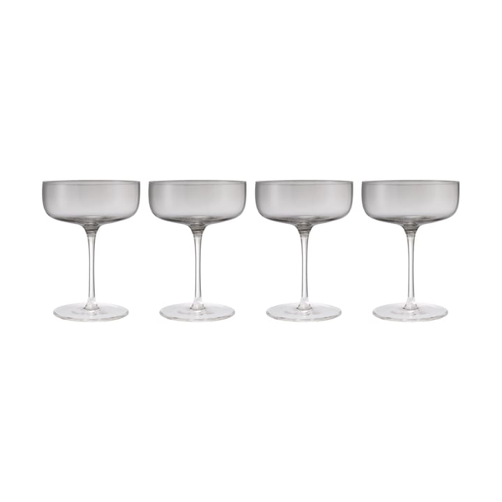 Fuumi champagneglas Coupe 28 cl 4-pack - Smoke-klaar - Blomus