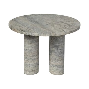 Volos bijzettafel S Ø52 cm - Silver Travertine - blomus