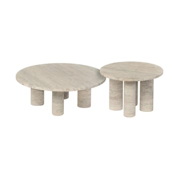 Volos bijzettafel S Ø52 cm - Travertine - blomus