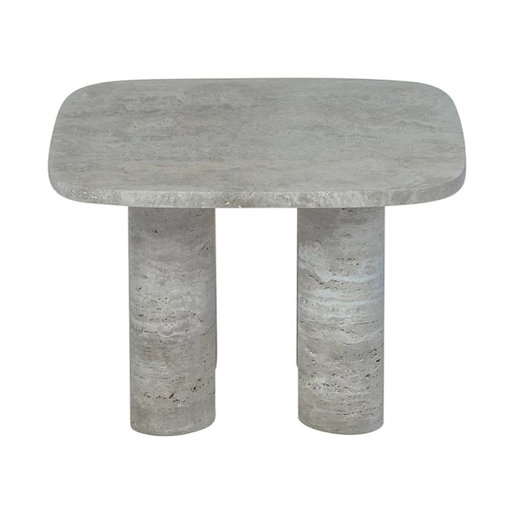 Volos bijzettafel S 52x52 cm - Silver Travertine - blomus