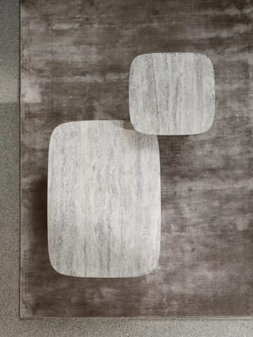 Volos bijzettafel S 52x52 cm - Silver Travertine - blomus