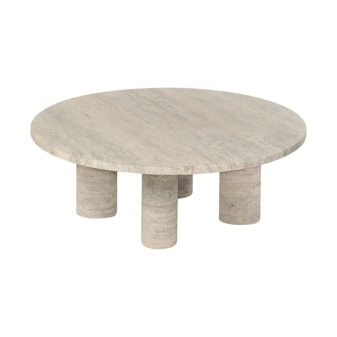 blomus Volos salontafel L Ø75 cm Travertine