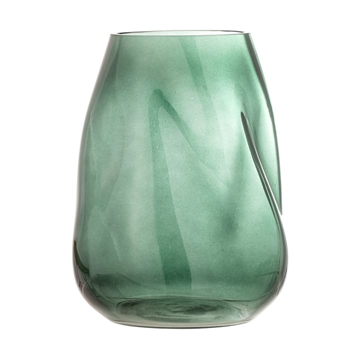 Ingolf glazen vaas 26 cm - Groen - Bloomingville