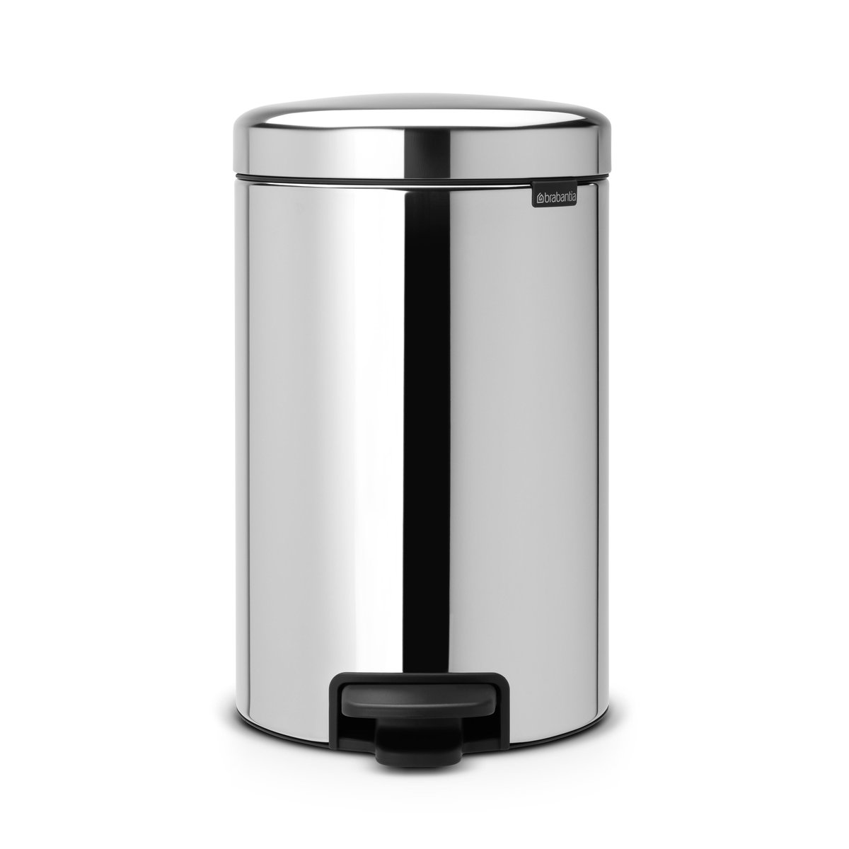 Brabantia New Icon pedaalemmer 12 liter staal - glanzend