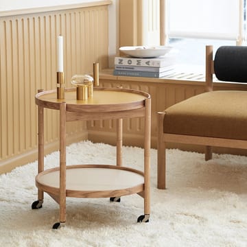 Bølling Tray Table model 50 roltafel - beukenhout olie, geolied beukenhouten onderstel - Brdr. Krüger