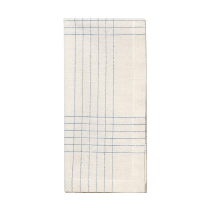 Alice stoffen servet 45x45 cm, Dusty blue-natural Broste Copenhagen