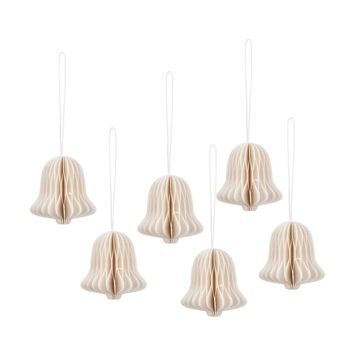 Chime bel kerstornament - Off white - Broste Copenhagen