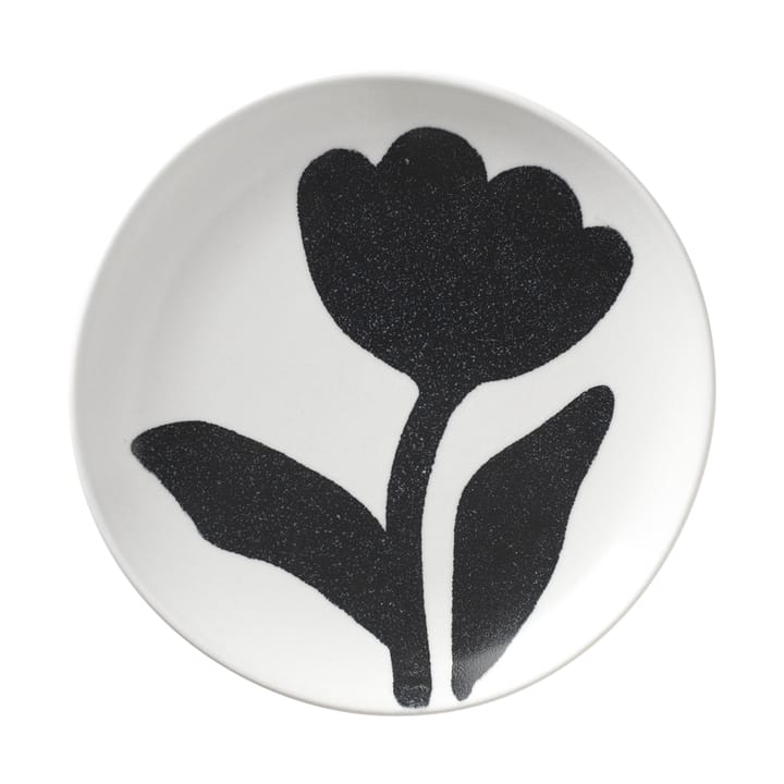 Flora bord Ø15 cm - Black-off white - Broste Copenhagen