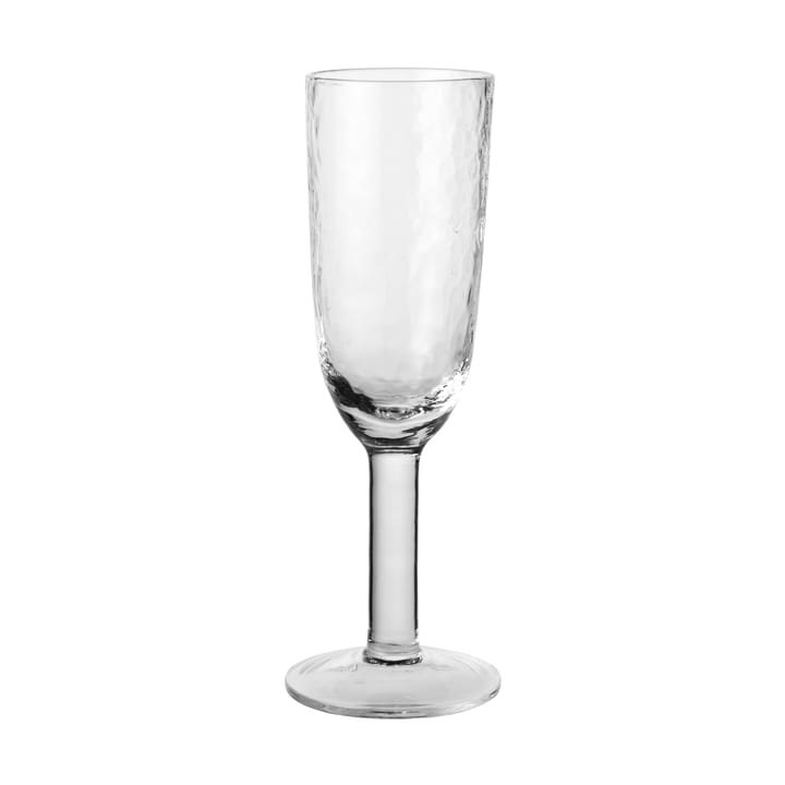 Hammered champagneglas 20 cl - Helder - Broste Copenhagen