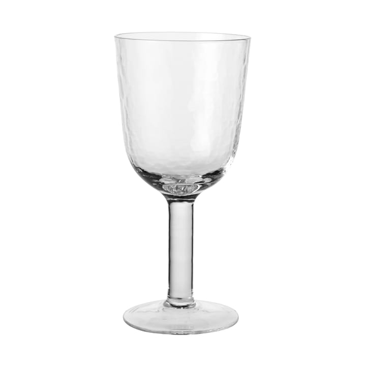 Hammered rodewijnglas 40 cl - Helder - Broste Copenhagen