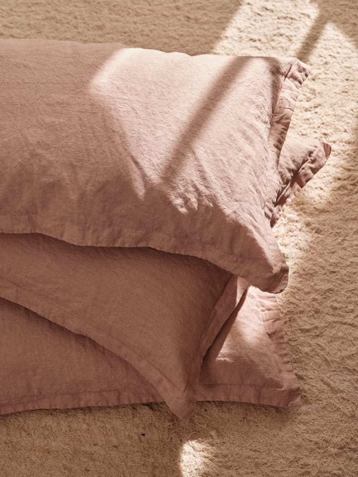 Linn kussenhoes 40x60 cm, Mauve pink Broste Copenhagen