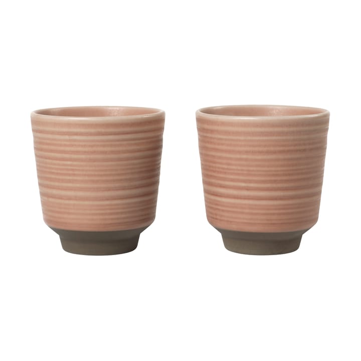 Miko mok 15 cl 2-pack - Dusty pink - Broste Copenhagen