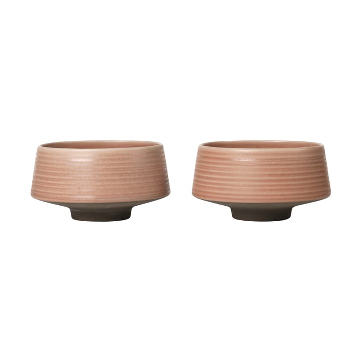 Miko schaal Ø14 cm 2-pack - Dusty pink - Broste Copenhagen