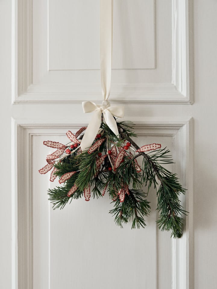 Mistletoe decoratiehanger 17x18 cm - Pumpkin orange - Broste Copenhagen