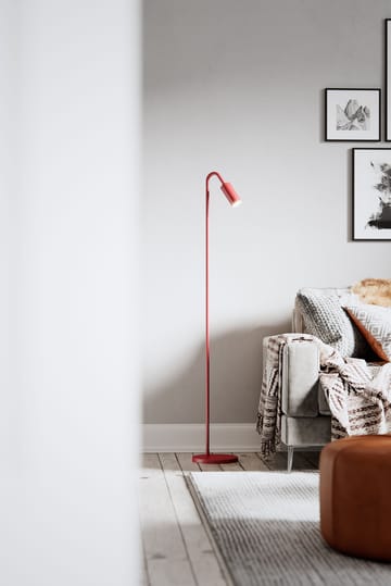 Curve vloerlamp 146 cm - Donkerrood - By Rydéns