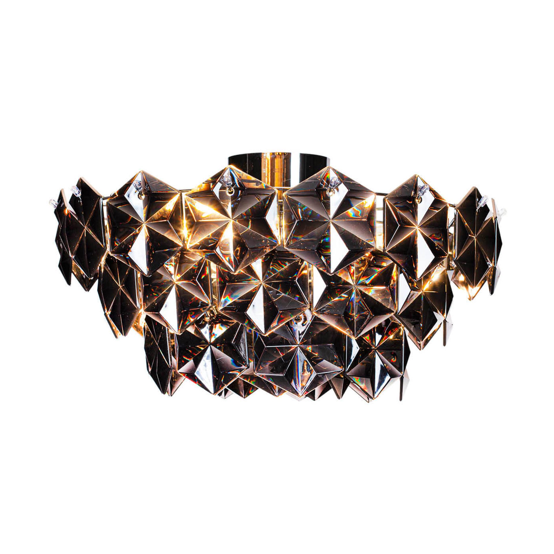 Monarque plafondlamp, Chroom-zwart By Rydéns