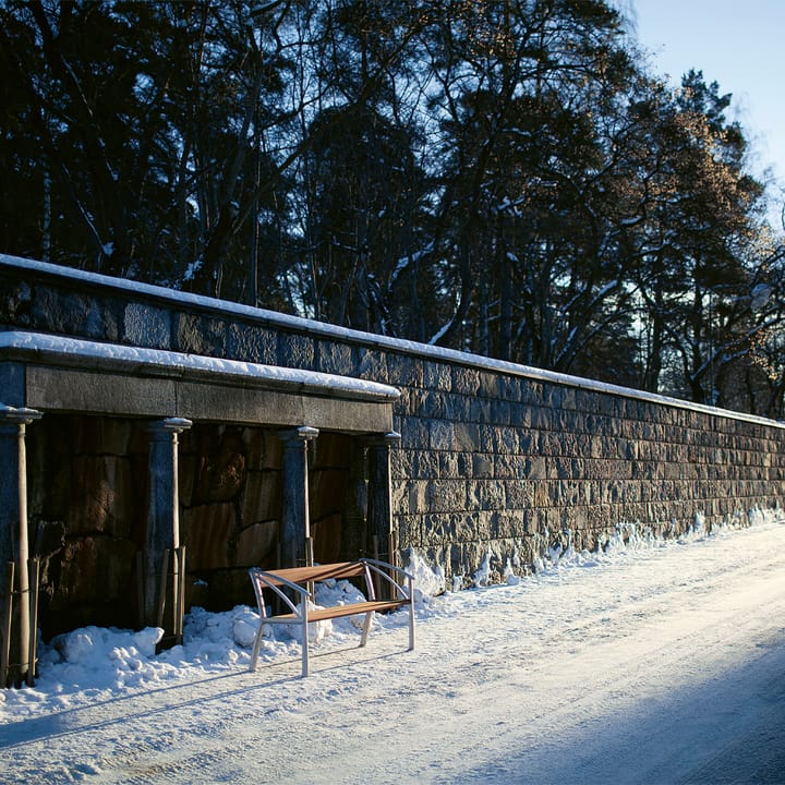 Vasa bank, Eiken olie, zwart frame Byarums bruk