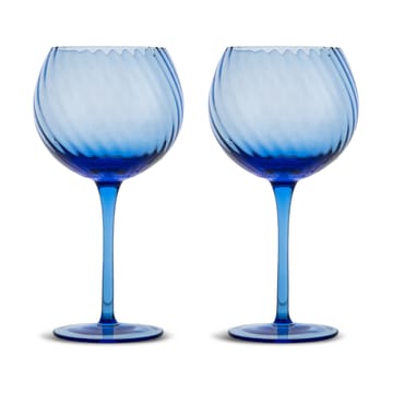 Opacity wijnglas 47 cl 2-pack - Blauw - Byon