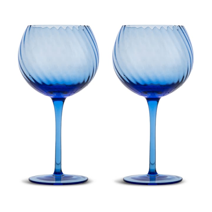 Opacity wijnglas 47 cl 2-pack - Blauw - Byon