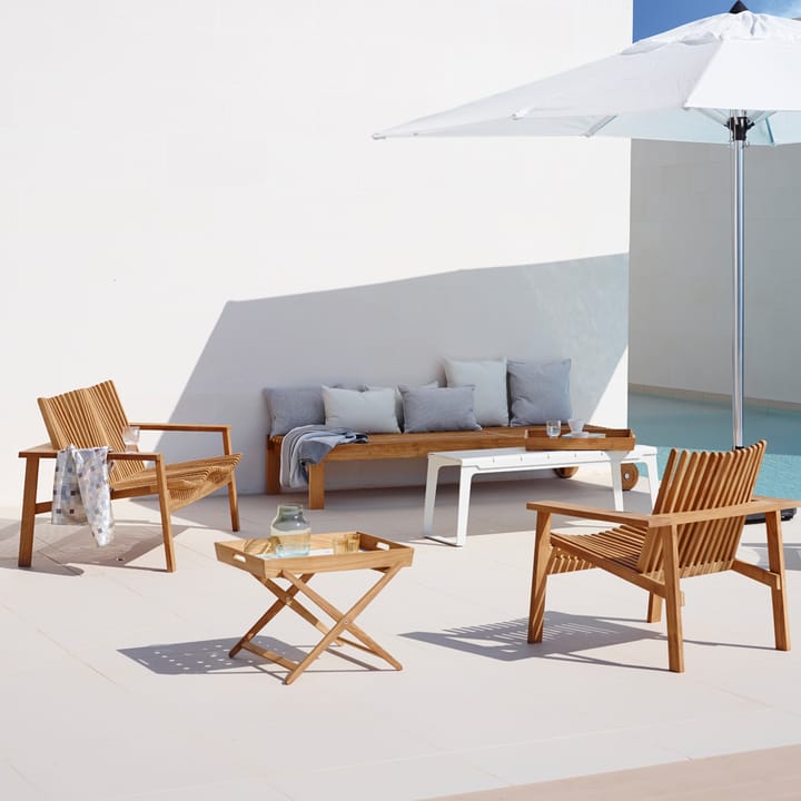 Amaze loungestoel, Teak Cane-line