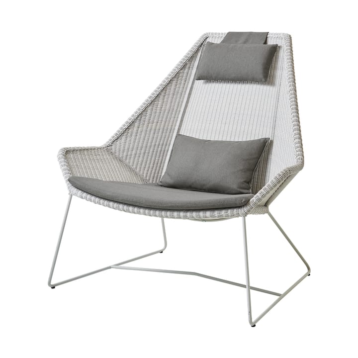 Breeze loungestoel kussenset met hoge rug , Cane-line Natté taupe Cane-line