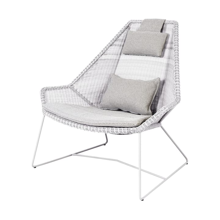 Breeze loungestoel kussenset met hoge rug  - Focus light grey - Cane-line