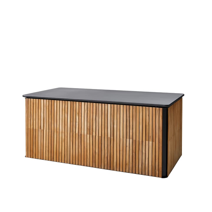 Combine opbergbox - Teak, lava grey, groot - Cane-line