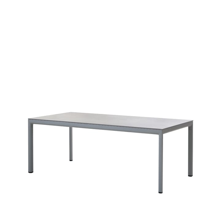 Drop eettafel - Fossiel grey-lichtgrijs aluminium frame - Cane-line