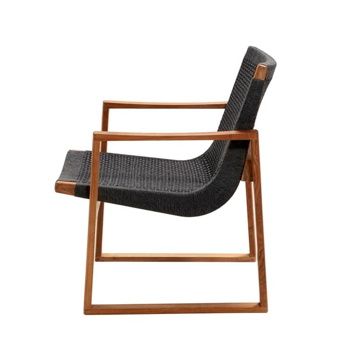 Endless loungefauteuil - Dark grey, teak frame - Cane-line