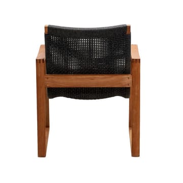 Endless loungefauteuil - Dark grey, teak frame - Cane-line