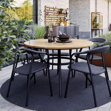 Joy eettafel rond - Fossil black-lava grey Ø144 cm - Cane-line