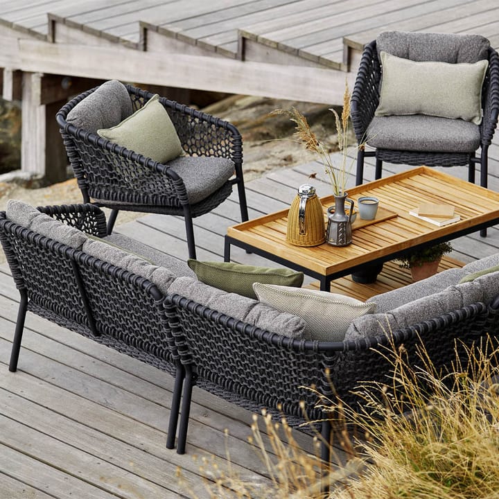 Ocean modulaire bank - Dark grey, rechts - Cane-line