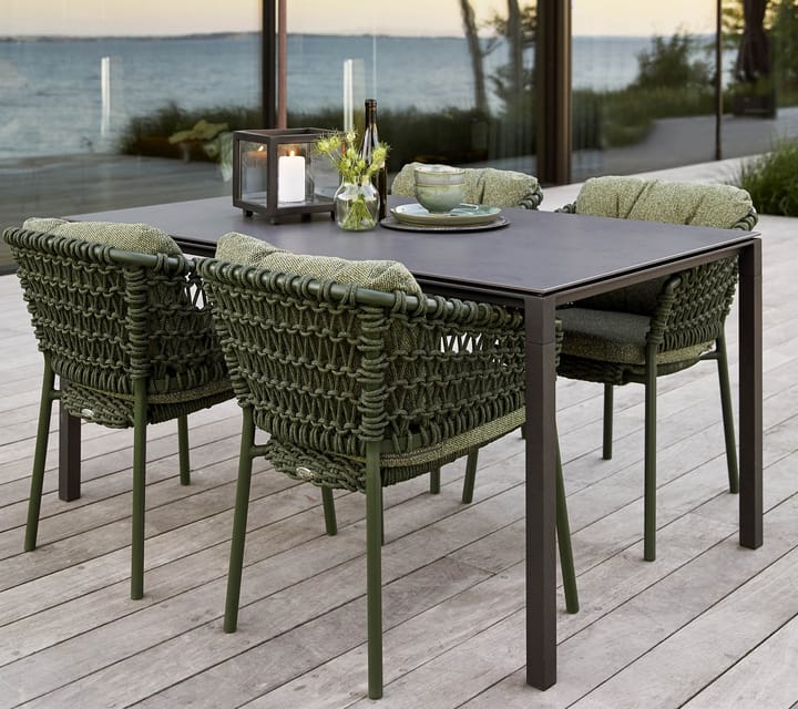 Ocean/Basket/Moments kussenset stoel, Wove dark green Cane-line