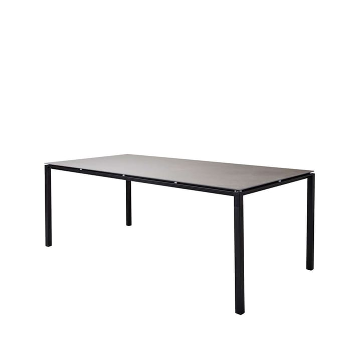 Pure eettafel - Basalt grey-lava grey 200x100 cm - Cane-line