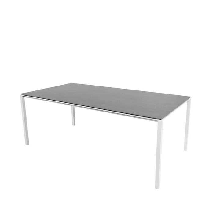 Pure eettafel - Basalt grey-wit 200x100 cm - Cane-line