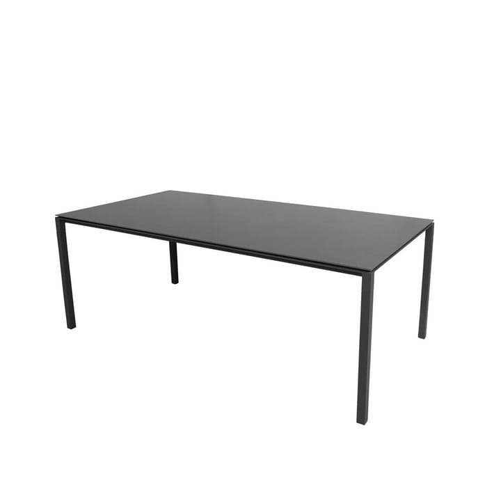 Pure eettafel - Nero-lava grey 200x100 cm - Cane-line