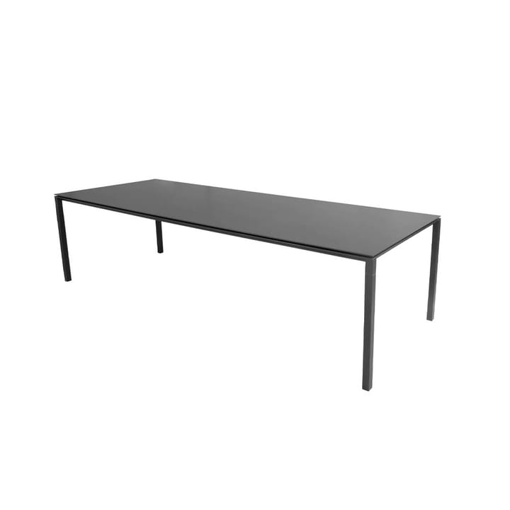 Pure eettafel - Nero-lava grey 280x100 cm - Cane-line