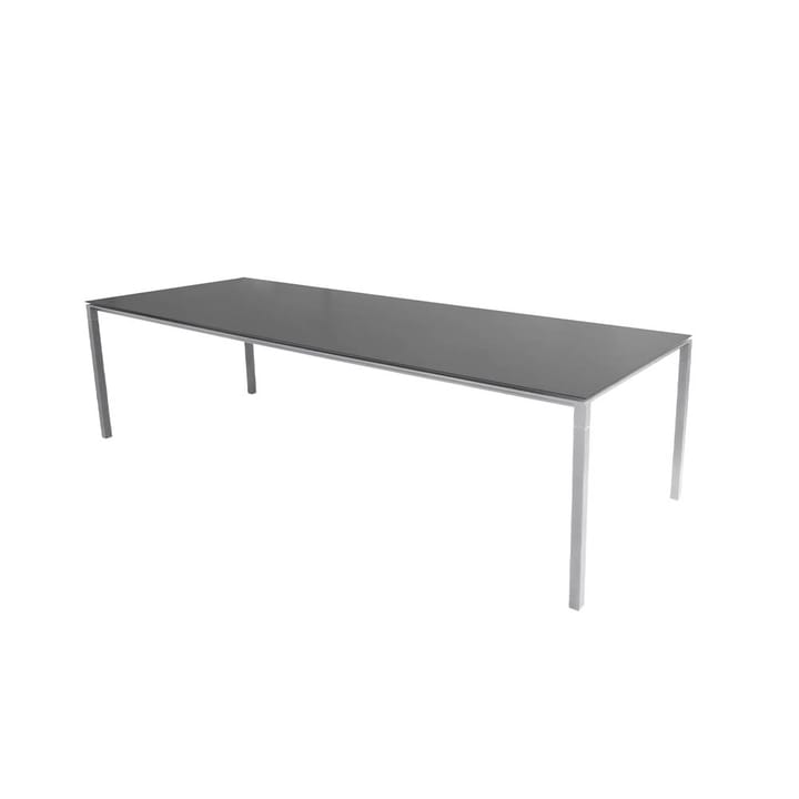 Pure eettafel - Nero-lichtgrijs 280x100 cm - Cane-line