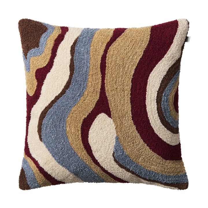 Sagar kussenhoes 50x50 cm - Dusty blue-ruby - Chhatwal & Jonsson