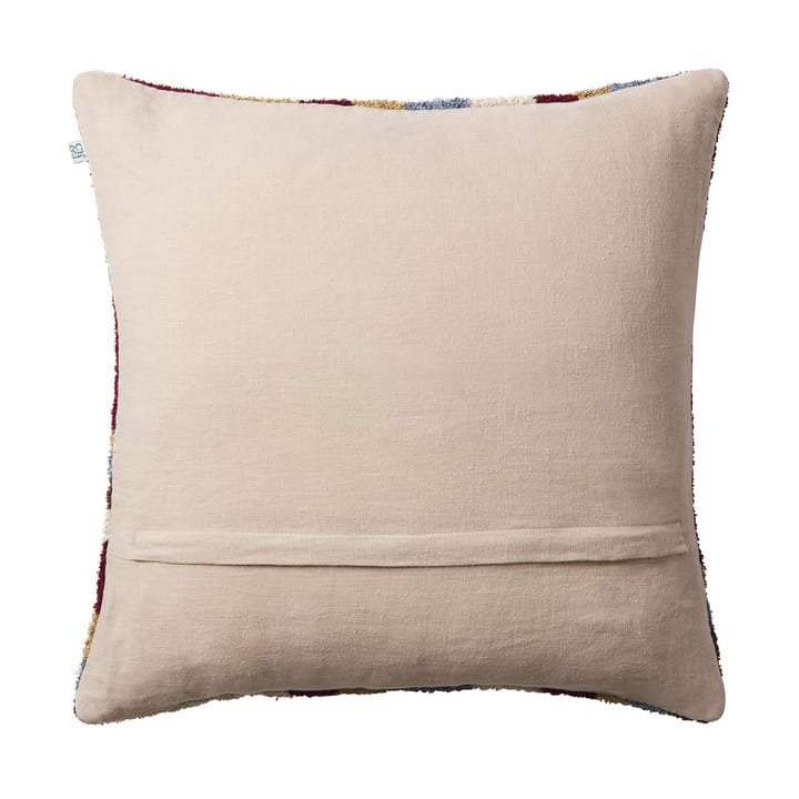 Sagar kussenhoes 50x50 cm - Dusty blue-ruby - Chhatwal & Jonsson