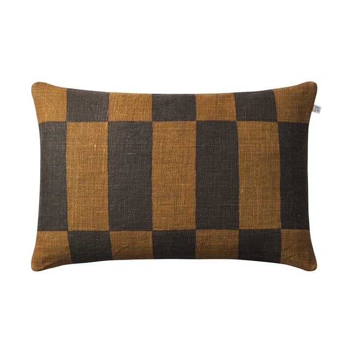 Samar kussenhoes 40x60 cm - Dark brown-taupe - Chhatwal & Jonsson