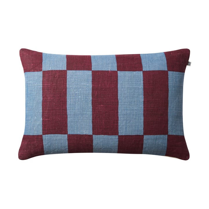 Samar kussenhoes 40x60 cm - Dusty blue-ruby - Chhatwal & Jonsson