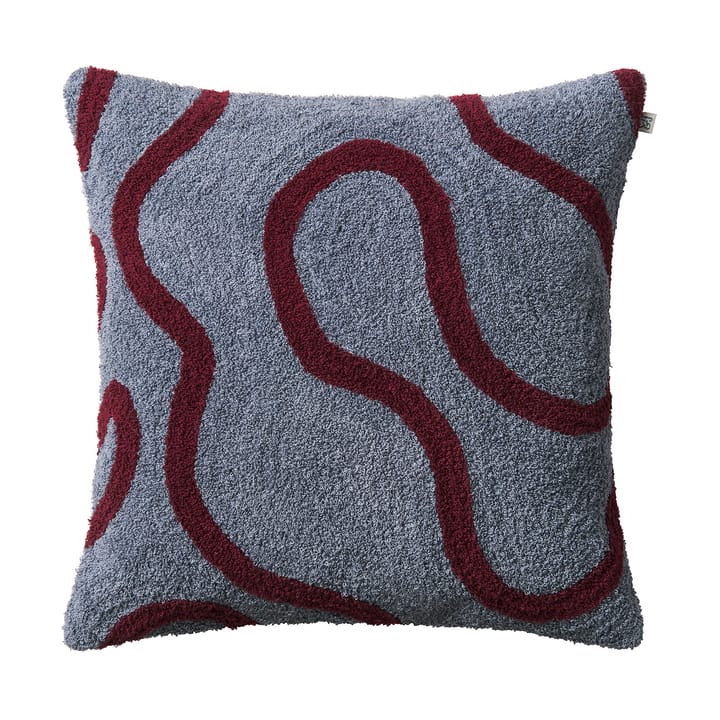 Swati kussenhoes 50x50 cm - Dusty blue-ruby - Chhatwal & Jonsson