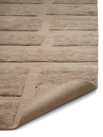 Bricks wollen vloerkleed 170x230 cm - Beige - Classic Collection