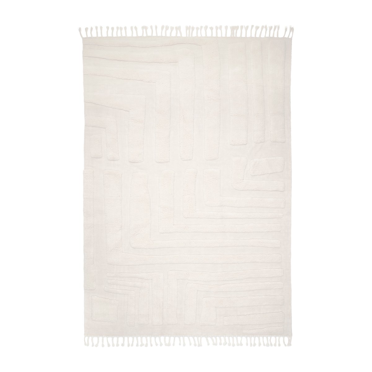 Classic Collection Field wollen vloerkleed 170x230 cm Ivory