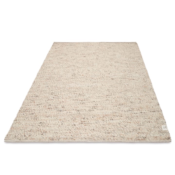 Merino wollen vloerkleed 250x350 cm, Natuurlijk beige Classic Collection