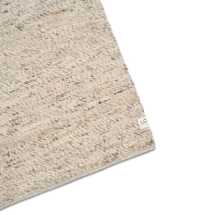 Merino wollen vloerkleed 250x350 cm, Natuurlijk beige Classic Collection