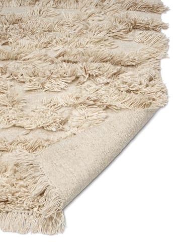 Rio wollen vloerkleed 80x150 cm - Beige - Classic Collection