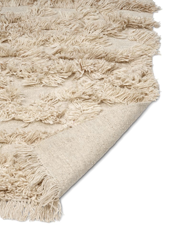 Rio wollen vloerkleed 80x150 cm, Beige Classic Collection